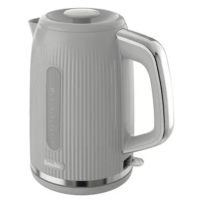 Breville Bold Ice Grey Electric Kettle | 1.7L | 3kW Fast Boil | Grey & Silver Chrome [VKT222]