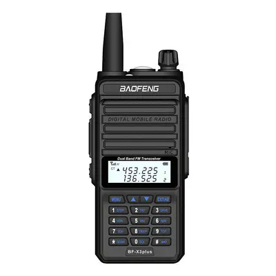 (AU Plug) 2800mah 8W Tri-band Radio Walkie Talkie KM Waterproof UHF/VHF Transceiver 220MHz Radio