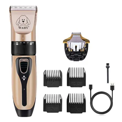 (Type C) Electrical Dog Hair Trimmer Low-noise Pet Hair Clipper Machine Rechargeable Grooming Cu