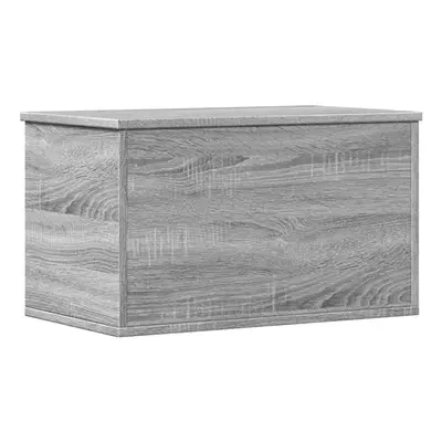 vidaXL Storage Box Blanket Box Toy Storage Chest Grey Sonoma Engineered Wood