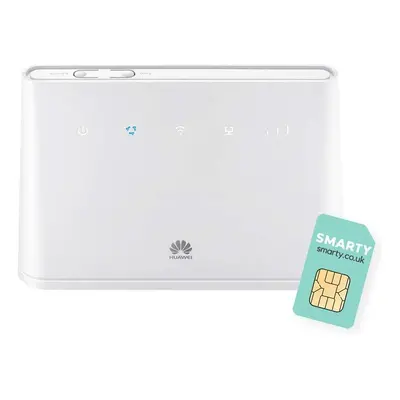 Huawei B311 2020, 4G/ LTE Mbps Mobile Wi-Fi Router, Unlocked to All Networks- Genuine UK Warrant