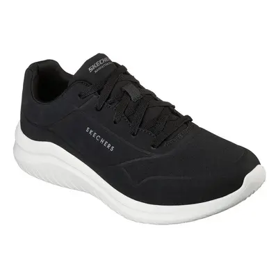 (8 UK, Black/White) Skechers Mens Ultra Flex 2.0 Shoes