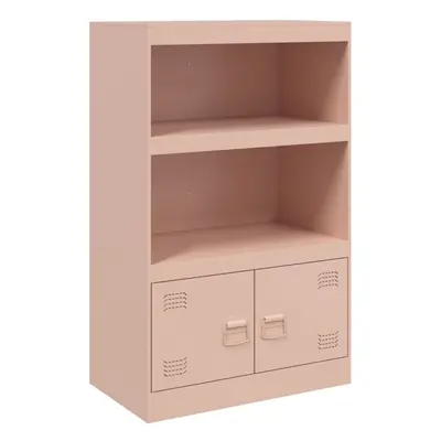 vidaXL Sideboard Hallway Storage Cupboard Side Cabinet Highboard Pink Steel