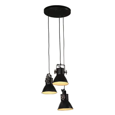 vidaXL Hanging Lamp Ceiling Lamp Chandelier Pendant Lighting W Black E27