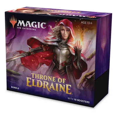 Magic: The Gathering Throne of Eldraine Bundle | Booster Pack (150 Cards) | Accessories