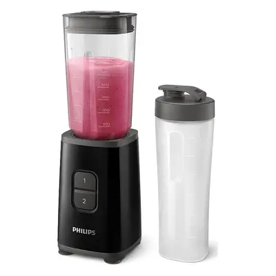 Philips Mini Blender and Smoothie Maker - 350W, 1L Jug, Recipe App, Speeds, Ice Crush (HR2602/91