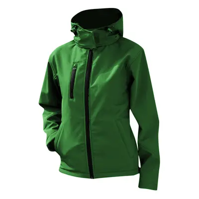 (S, Vivid Green/Black) Result Core Womens/Ladies Lite Hooded Softshell Jacket