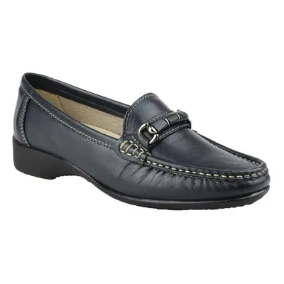 (38 EUR, Navy) Cotswold Barrington Ladies Loafer Slip On Shoes