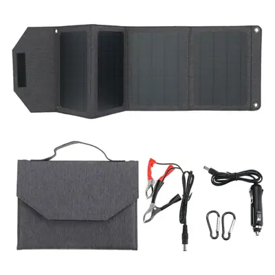 18V 40W Foldable Solar Charger Dual USB Solar Fold Folding Bag DC Port Portable 12v Battery Sola