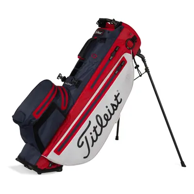 Titleist Players 4+ StaDry Golf Bag, Navy/White/Red