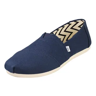 Toms Alpargata Recycled Womens Slip On Shoes in Navy - Size 5.5 UK