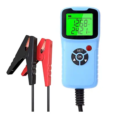 (Blue) Car Battery Charger Tester Analyzer 12V 2000CCA Voltage Test Charge Circuit Automatic Dia