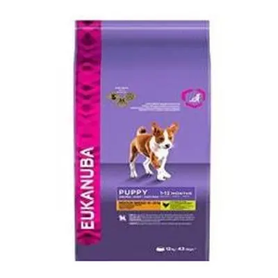 Eukanuba Dog Puppy & Junior Medium Breed Chicken 12kg