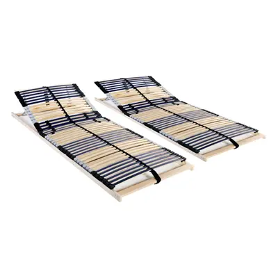 Slatted Bed Bases pcs with Slats Zones 80x200 cm