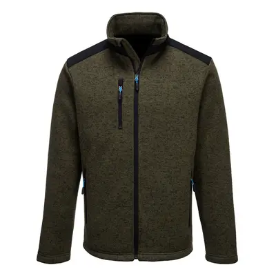 (L, Olive Green) Portwest Mens KX3 Performance Fleece Jacket