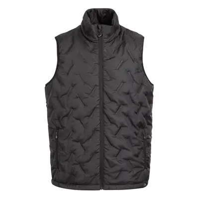 (XL, Black) Trespass Mens Padded Gilet Full Zip Pocket Pilsley