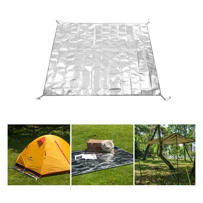 (M) 125/160/180x200cm Multifunction Picnic Mat Layers Waterproof Aluminum Foil Mat Sunshading Ca