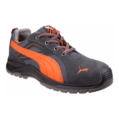 (10 UK, Orange) Puma Safety Mens Omni Flash Low Lace Up Safety Trainer