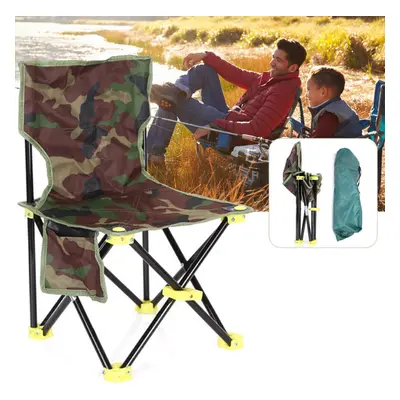 Folding Fishing Chair Portable Camping Seat Stool Outdoor Travel Picnic with Storage Bag