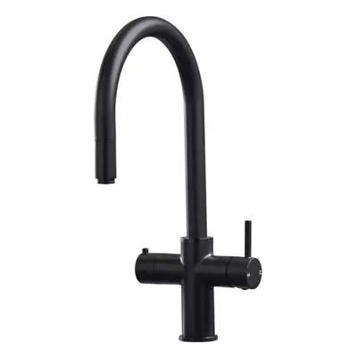 SIA BWT33BL Black 3-in-1 Instant Boiling Water Tap With Tank & Filter