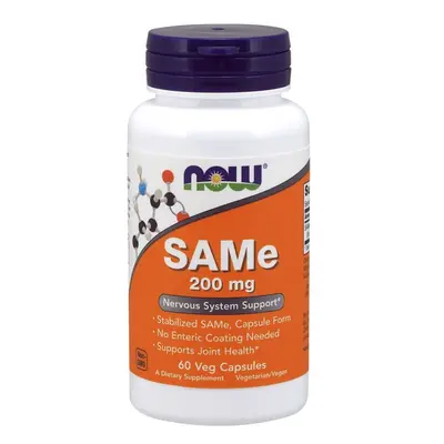 NOW Foods SAMe | Supports Nervous System & Joint Health | 200mg Veg Capsules