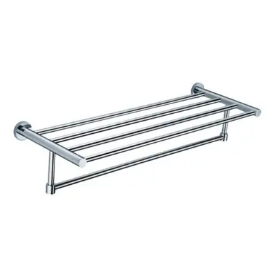 High Quality Brass with Chrome Finish Bathroom Towel Shelf Rack & Rails