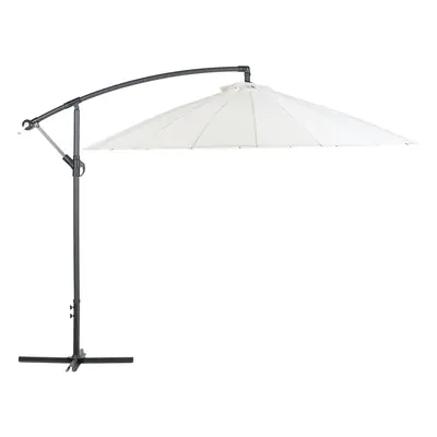 Cantilever Garden Parasol 2.68 m Light Beige CALABRIA II