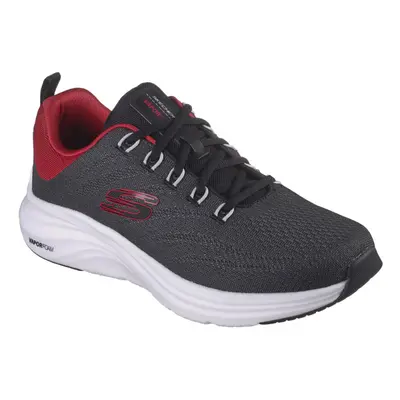 (UK 7, Black/Red) Skechers Mens Vapour Foam Varien Engineered Mesh Lace Up Trainers