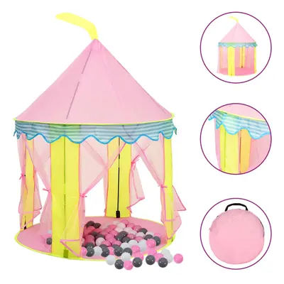 (multicolour 2) vidaXL Children Play Tent with Balls Kids Play House Tent Multi Colours