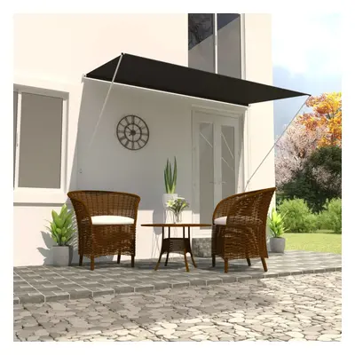 vidaXL Retractable Awning 350x150cm Anthracite Window Door Canopy Sun Screen