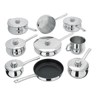 9pc Stellar Stainless Steel Saucepan Set