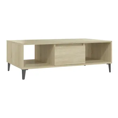 vidaXL Coffee Table Sonoma Oak Engineered Wood Couch Accent Centre Home Table