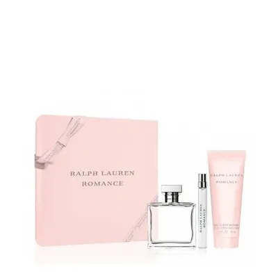 Romance Pcs Set: 3.4 Eau De Parfum Spray + 2.5 Body Lotion + 0.34 Eau De Parfum Spray (Hard Box)