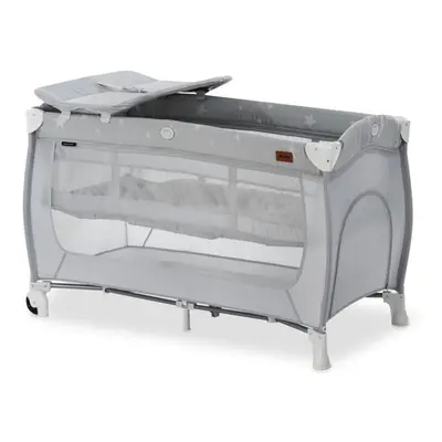 Hauck Stars Sleep N Play Center in Travel Cot, Grey