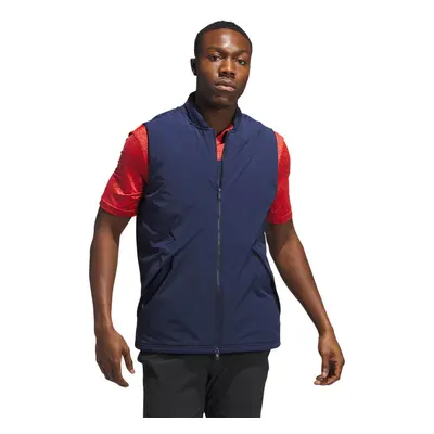 (XL, Collegeate Navy) adidas Golf Mens Ultimate365 Tour Frostguard Full-Zip Padded Vest