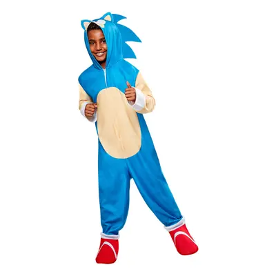 (11-13 Years, Blue/White/Beige) Sonic The Hedgehog Childrens/Kids Oversized Jumpsuit