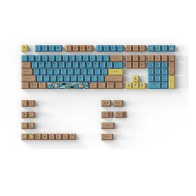 (Seas of Clouds) Keys Multicoloured PBT Keycap Set Cherry Profile Sublimation Cutom Keycaps for 