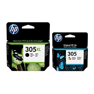 HP 305XL High Capacity Black (3YM62AE) & Standard Capacity Colour (3YM60AE) Multipack