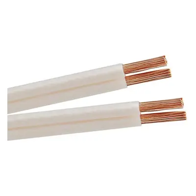 (20.0M Pack) QED Micro Speaker Cable - White