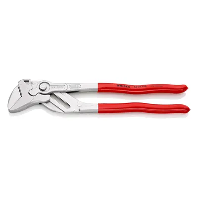 KNIPEX Pliers Wrench, Chrome-Plated, mm, Grips Continuously Up to mm, Fine Adjustment by Button 