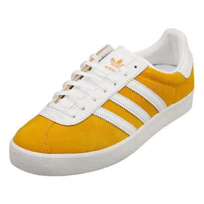 adidas Gazelle Womens Fashion Trainers in Yellow White - UK