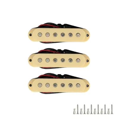 50mm Guitar Pickup 3PCS/Set Single-coil Guitar Neck Pickup Electric Guitar Pickup Neck/Middle/Br