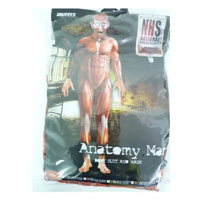 Medium Men's Anatomy Costume - anatomy costume man fancy dress second skin halloween mens suit m