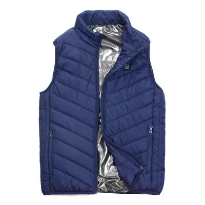 (4XL) Electric USB Winter Heated Warm Vest Men Women Heating Pads Coat Jacket Clothing