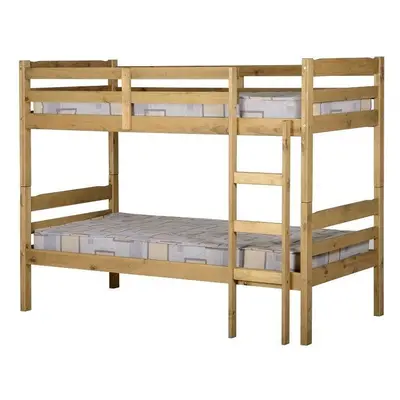 Seconique Panama Pine Bunk Bed - Solid Waxed Pine - 3ft Single