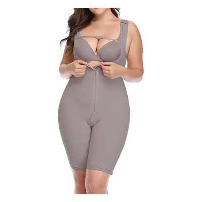 (Grey, 8) Belly Control Bodysuit