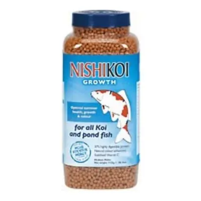 Nishikoi Growth Pond Fish Food 2.5kg 6mm Large Pellet