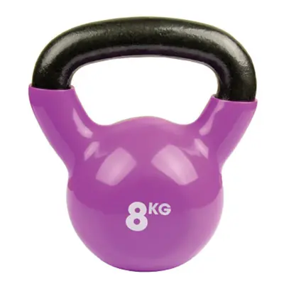 Fitness Mad Training Gym Training Home Kettlebell Weight Purple - 8kg