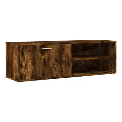 vidaXL TV Cabinet TV Stand Media Cabinet TV Unit Smoked Oak Engineered Wood