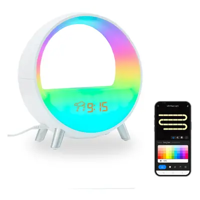 Smart Sunrise Alarm Wake Up Light Wireless Charger with Alexa & Google